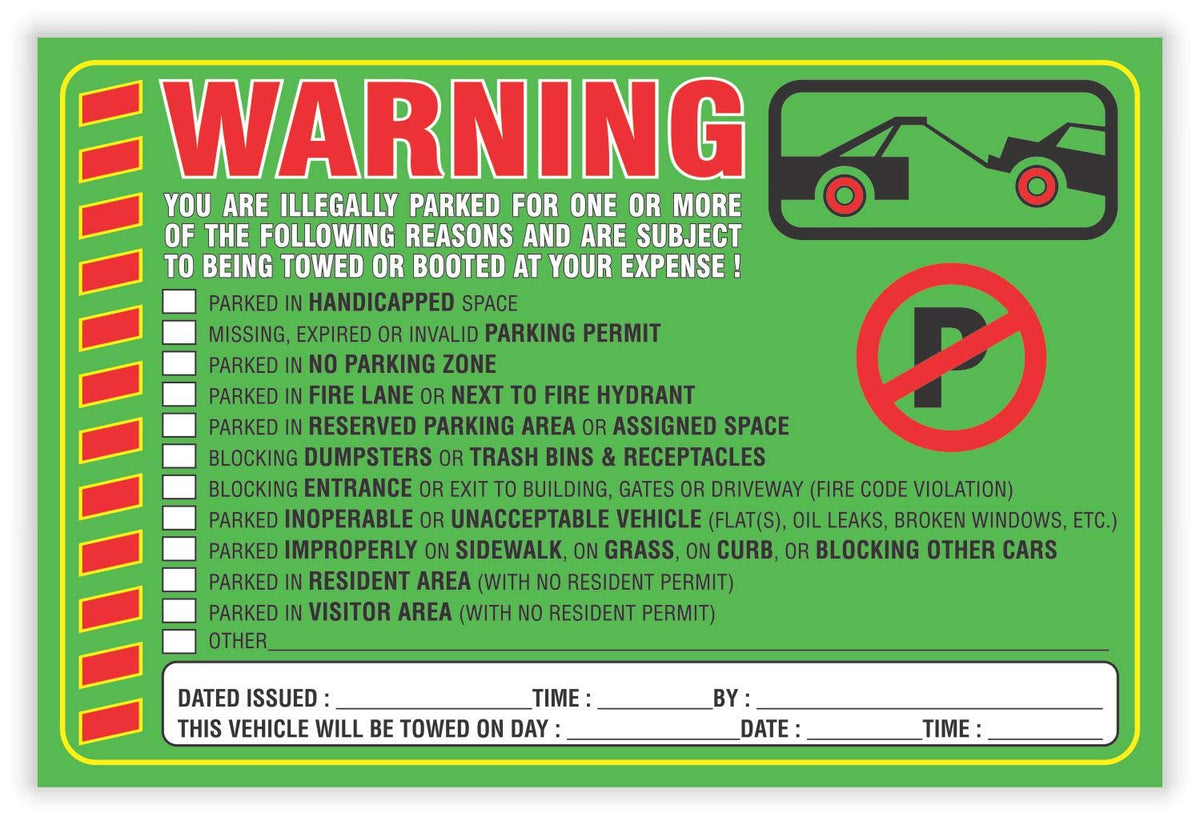 PARTH iMPEX sticker on car in parking lot demonstrating deterrent benefit