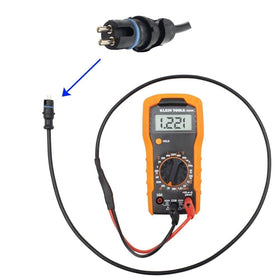 PartLogix front view of ABS adapter kit showing both cables and benefits ease