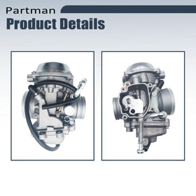 Partman carburetor installed on Polaris Sportsman 500 illustrating drop-in replacement