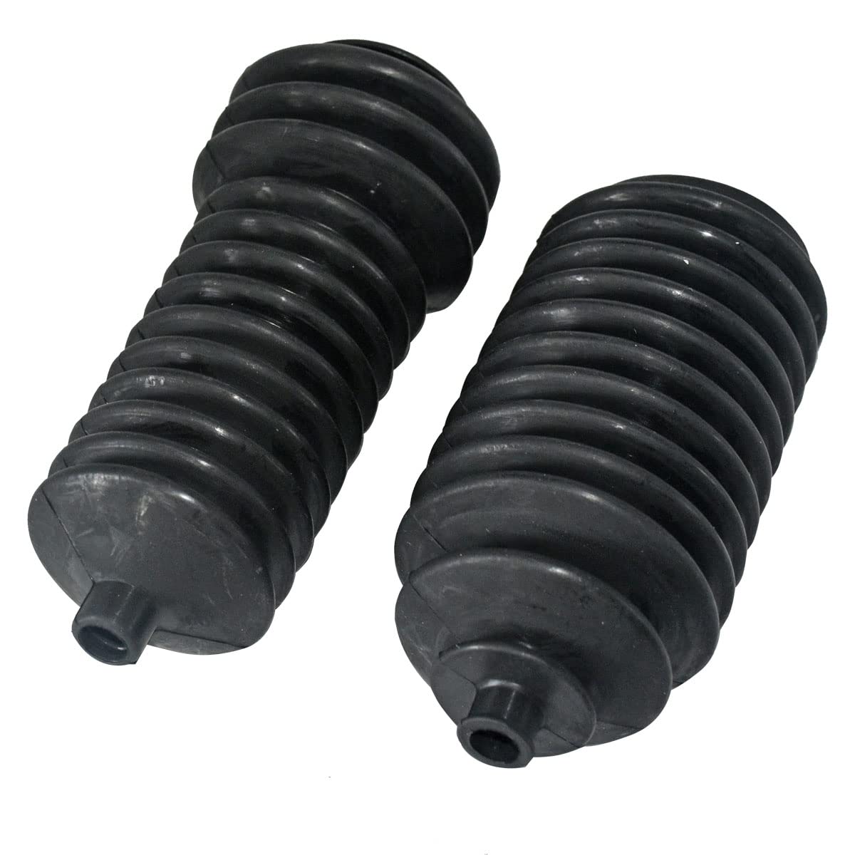 Partman steering rack boot installed on Polaris RZR demonstrating protective cover benefit
