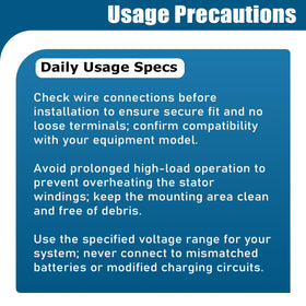 Partman voltage regulator packaging and label indicating model and fitment clarity