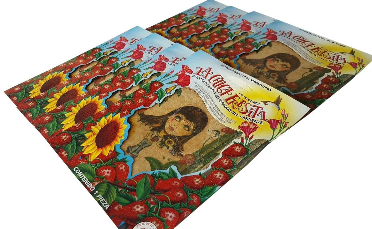 Parts Direct La Chica Fresita front packaging showing strawberry artwork and hanging tab