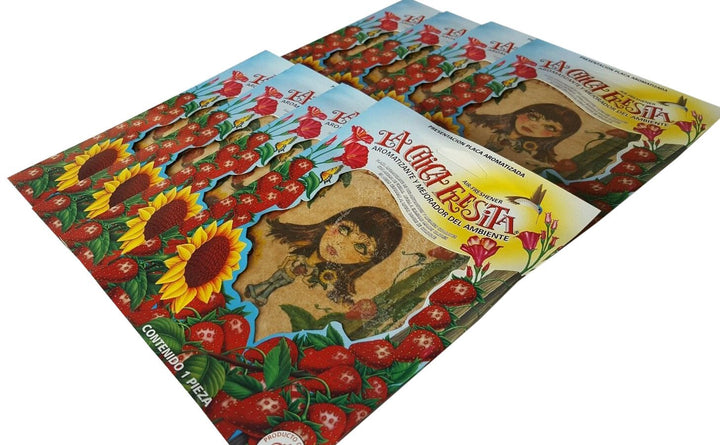 Parts Direct La Chica Fresita front packaging showing strawberry artwork and hanging tab