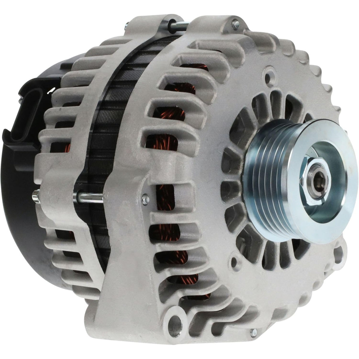 Parts Player front view showing alternator housing and mounting benefits