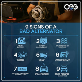 Parts Player installed in engine bay improving vehicle charging capacity