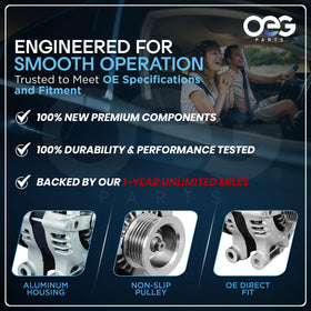 Parts Player alternator installed in engine bay demonstrating fitment benefit
