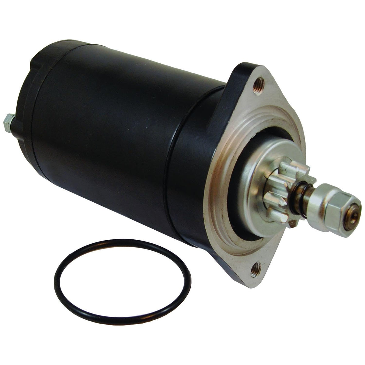 Parts Player starter front view showing compact housing and fitment benefit