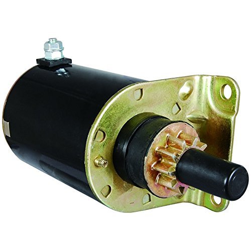 Parts Player starter front view showing mounting flange and pinion, reliable fit for John Deere
