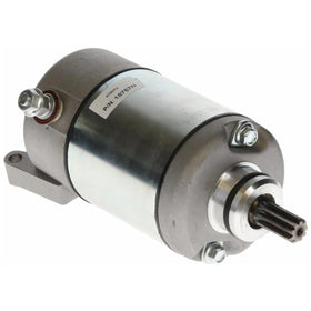 Parts Player starter front view showing motor housing and benefit of direct-fit replacement