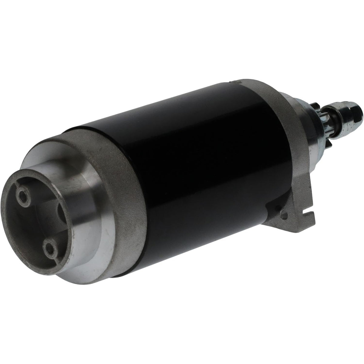 Parts Player starter on dock setting showing ready-to-use marine replacement