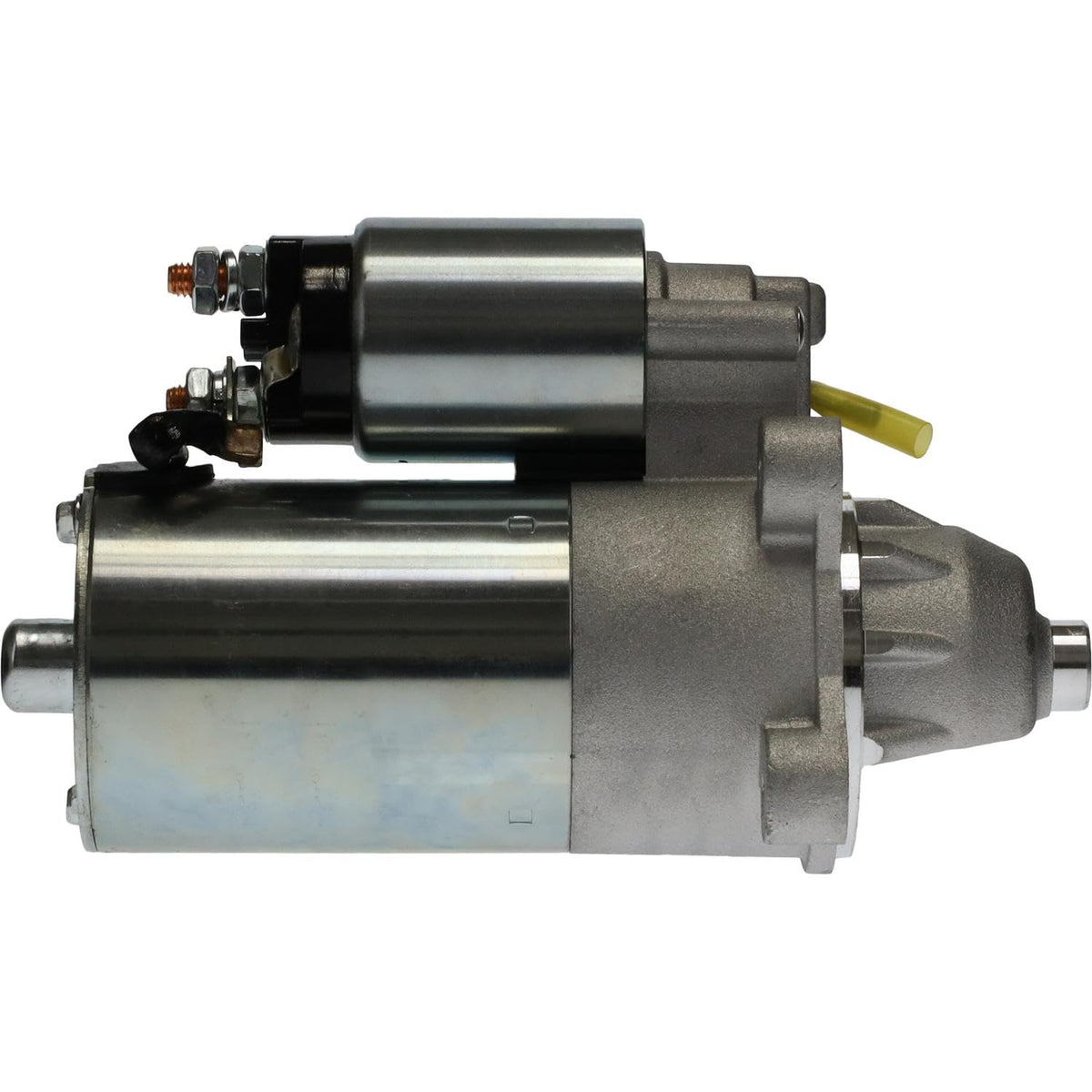 Parts Player starter side profile highlighting compact design and strength