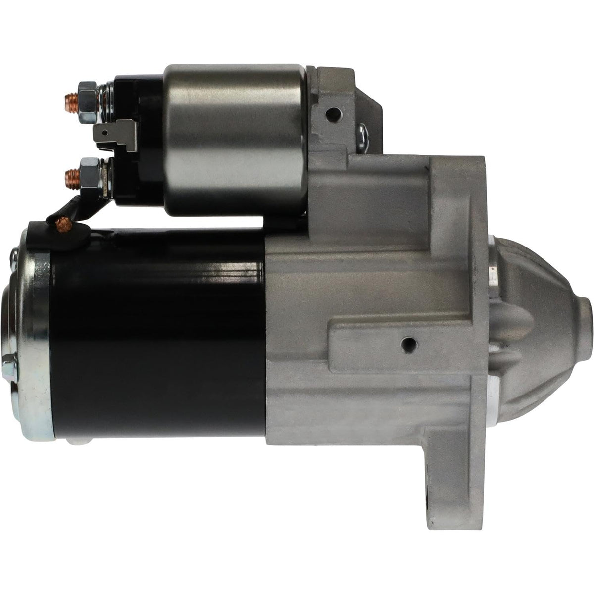 Parts Player starter side profile highlighting motor body for easy fitment benefit