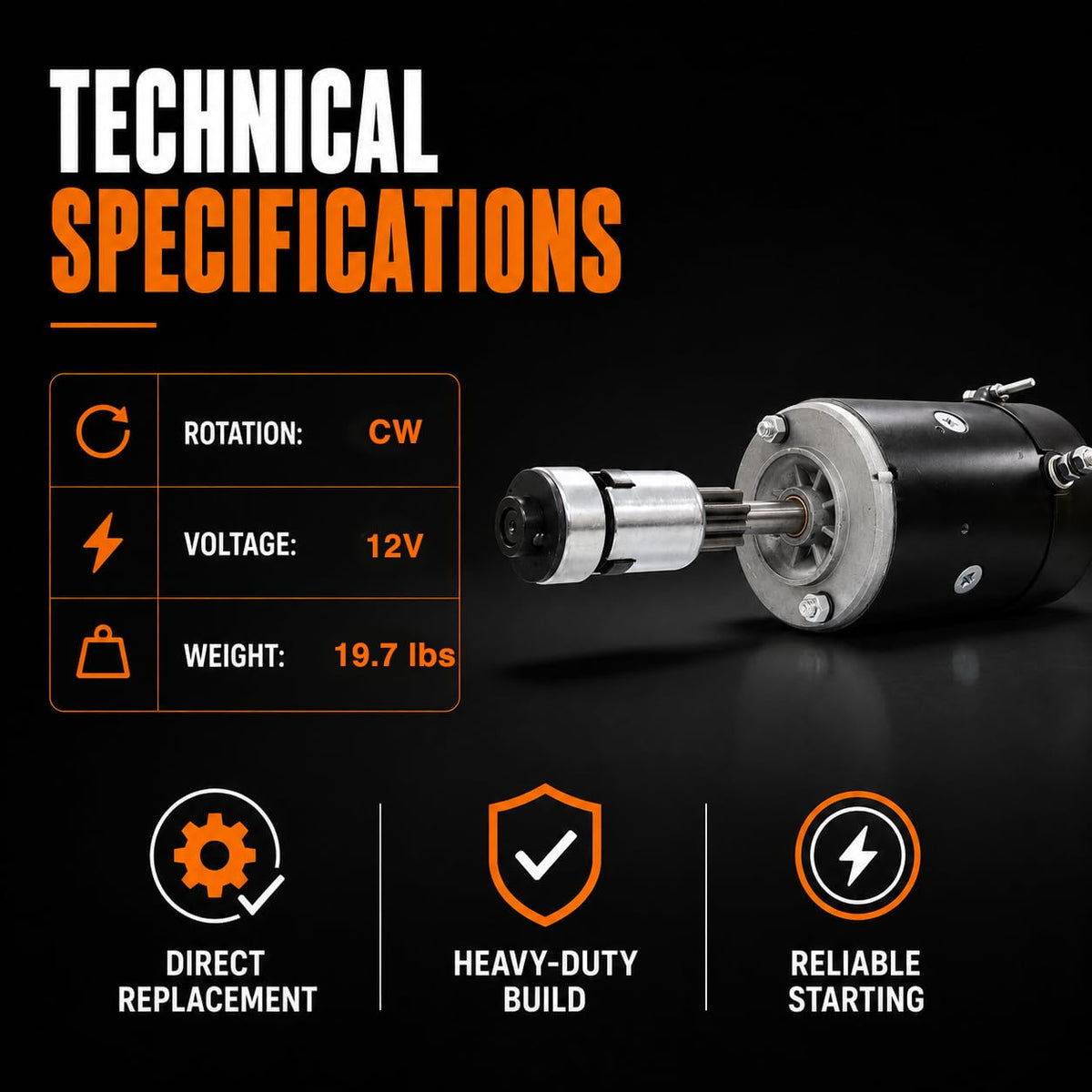 Parts World USA Bendix gear closeup demonstrating secure engagement