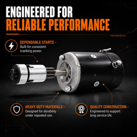 Parts World USA starter displayed in workshop illustrating ready-to-install quality