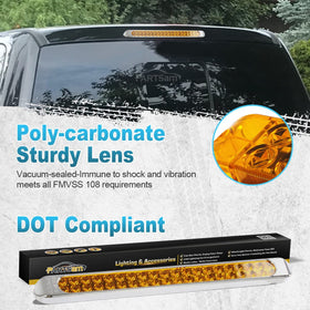 Partsam close-up of 40 Super FLUX LEDs highlighting bright output