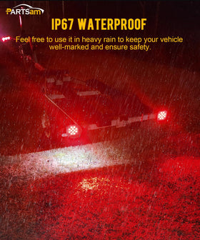 Partsam mounted on a boat trailer near water showing waterproof protection and durability