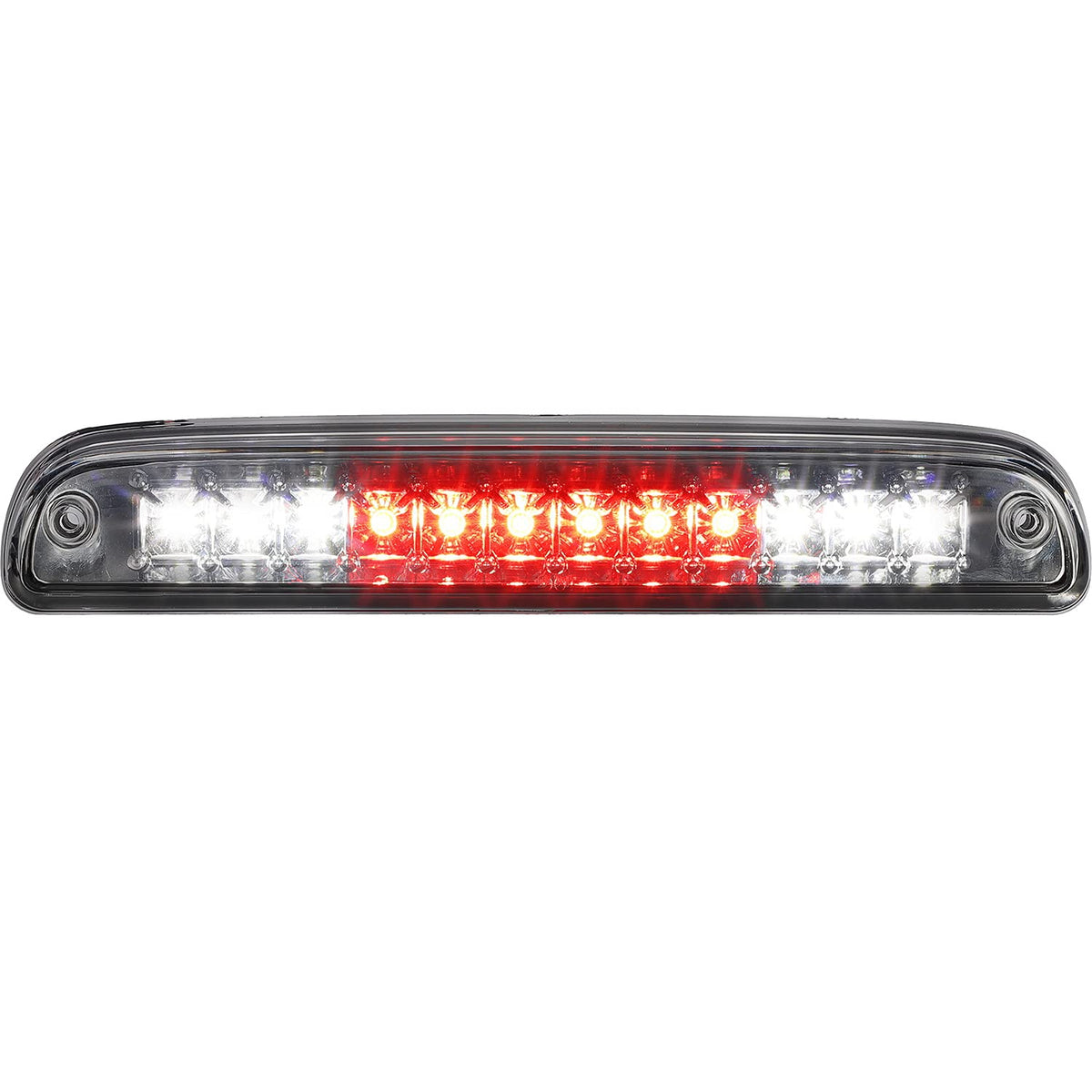Partsam cargo light white LEDs in use illuminating truck bed for easier loading