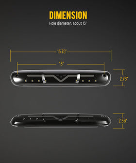 Partsam cargo lights illuminated showing interior light-controlled utility lighting