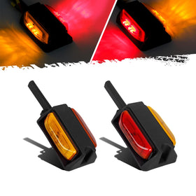 Partsam close-up of 4 LED diodes providing bright, long-lasting light