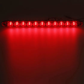 Partsam close-up of clear polycarbonate lens highlighting durable sonic-weld for long-lasting protection