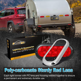Partsam close-up of LED array and lens showing durable clarity benefit
