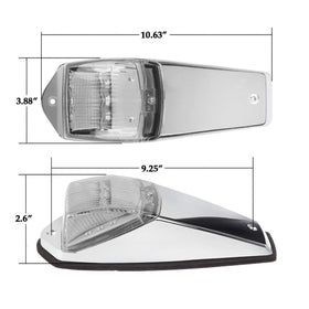 Partsam closeup of 31 LED array and polycarbonate lens delivering intense light