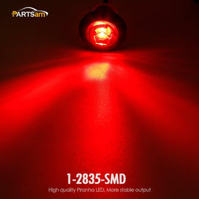 Partsam closeup pentagon top lens highlighting durable construction and visibility benefit