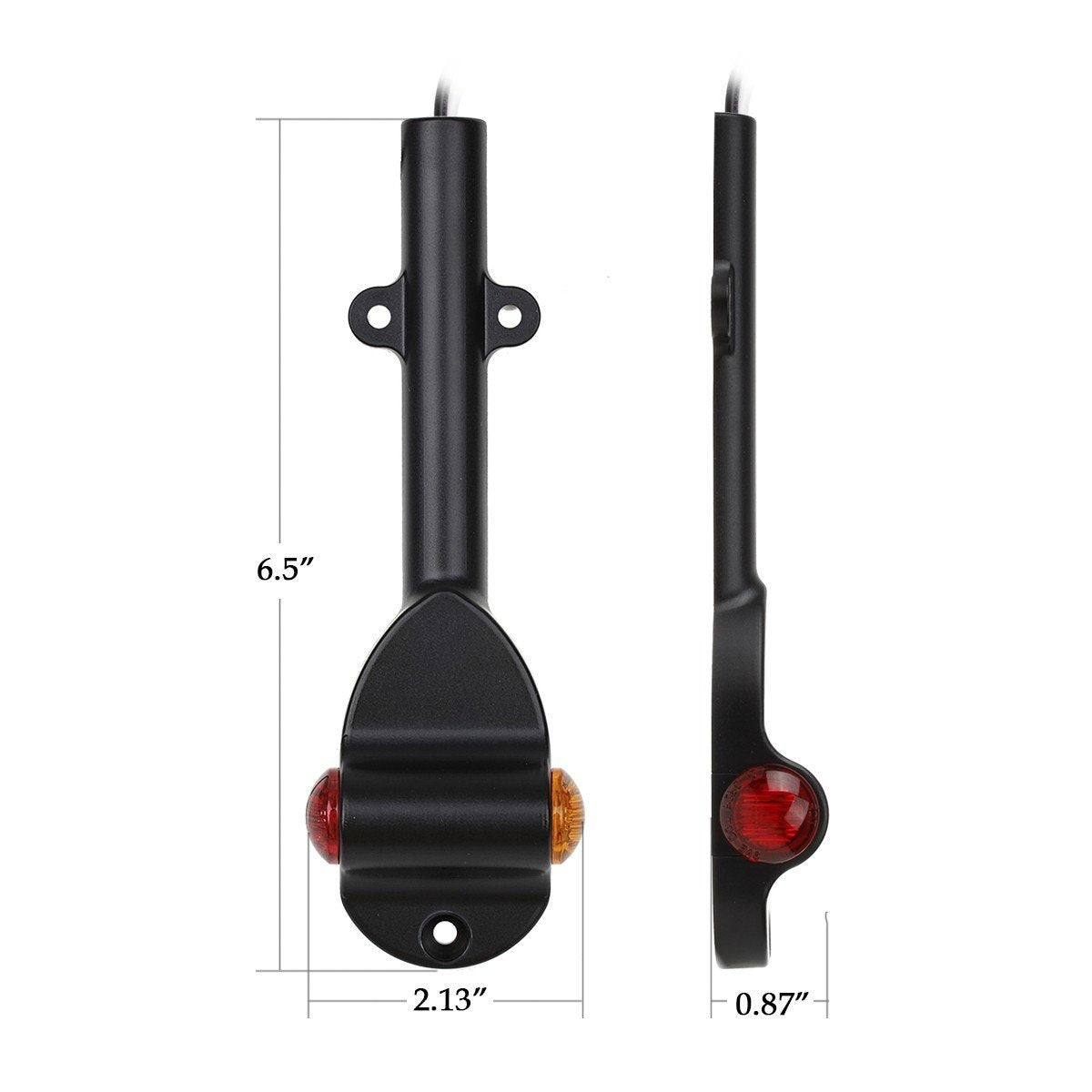 Partsam close-up of sealed LED lens highlighting waterproof protection and durable finish
