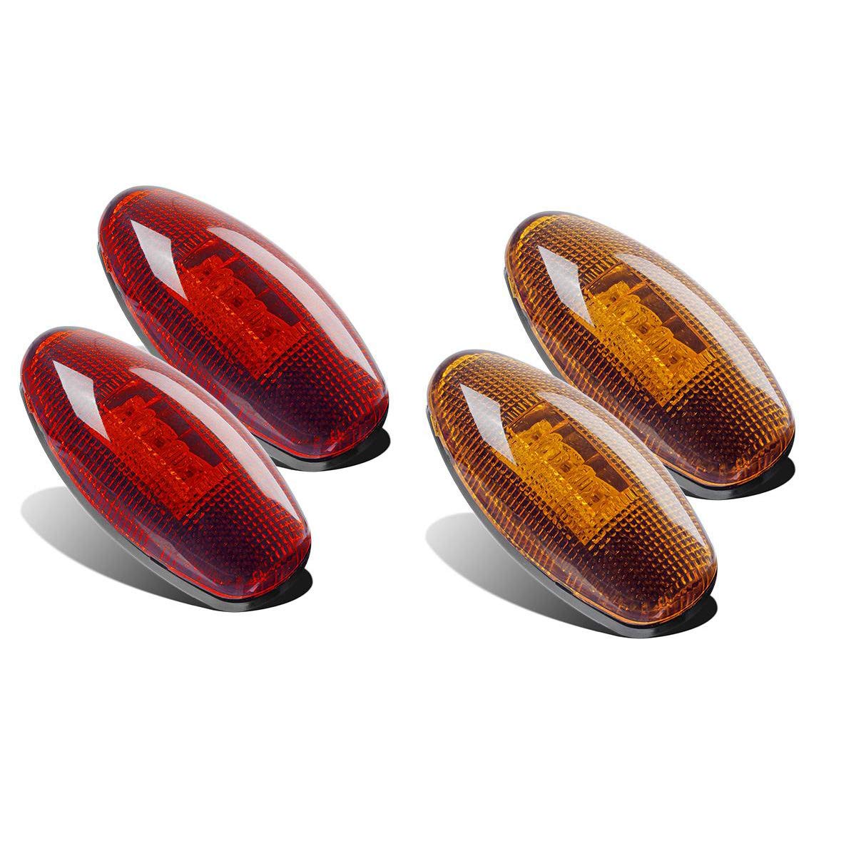 Partsam amber front marker showing bright illumination and improved visibility
