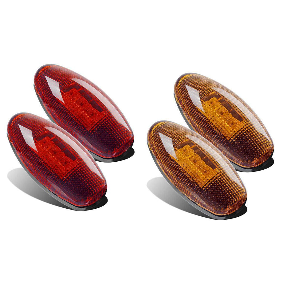 Partsam amber front marker showing bright illumination and improved visibility