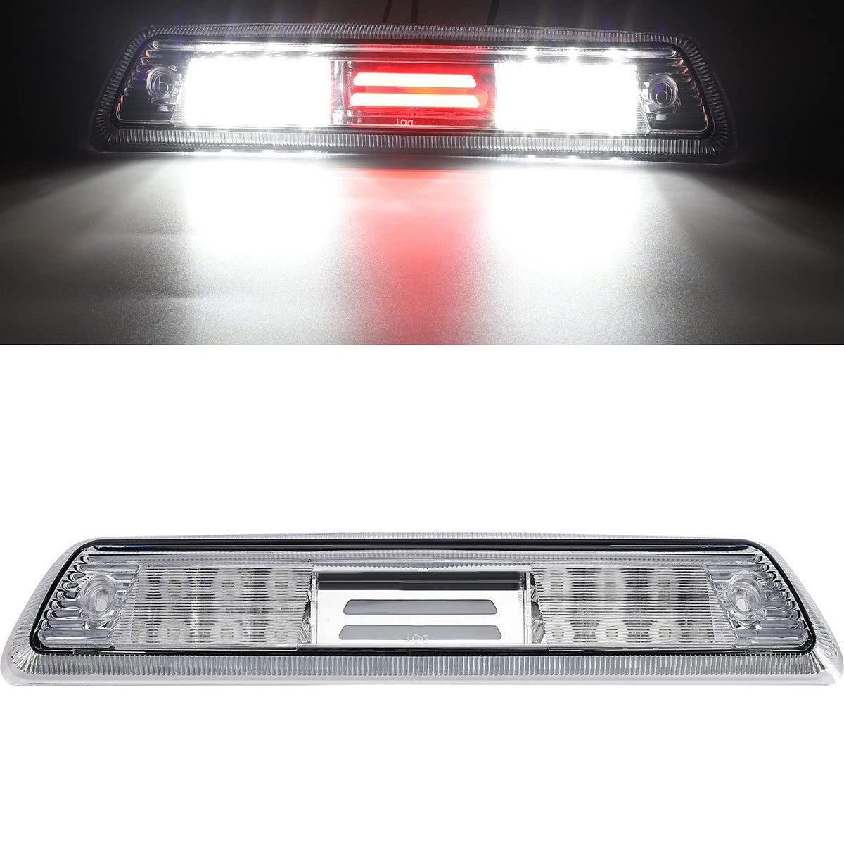 Partsam front assembly chrome clear lens showing modern look and improved visibility