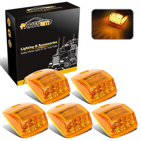 Partsam front assembly view showing amber lens and mounting shape for improved visibility