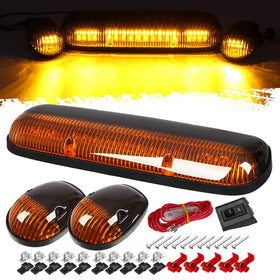 Partsam front packaging showing the amber cab lights and fitment details for clarity