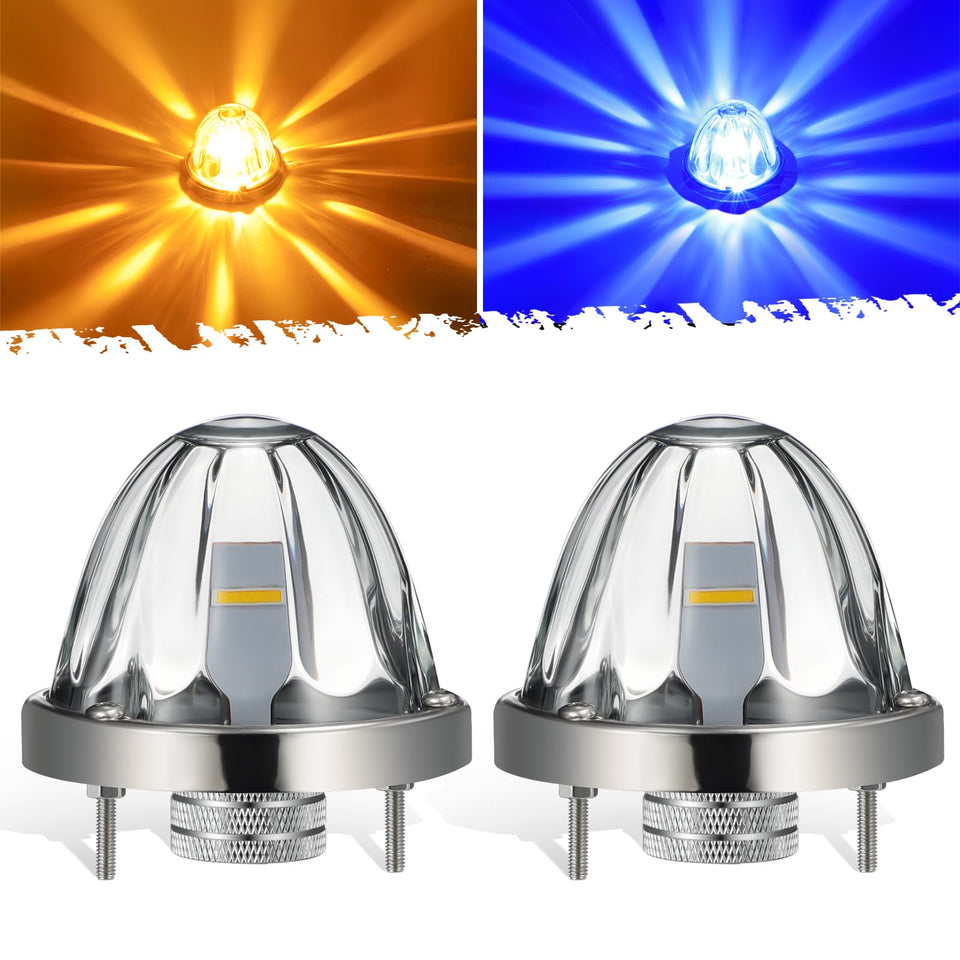 Partsam front profile watermelon light showing clear beam and improved visibility