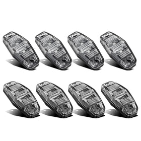 Partsam front view clear lens showing oval marker light and visibility benefit