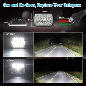 Partsam installed in Jeep Wrangler demonstrating improved visibility