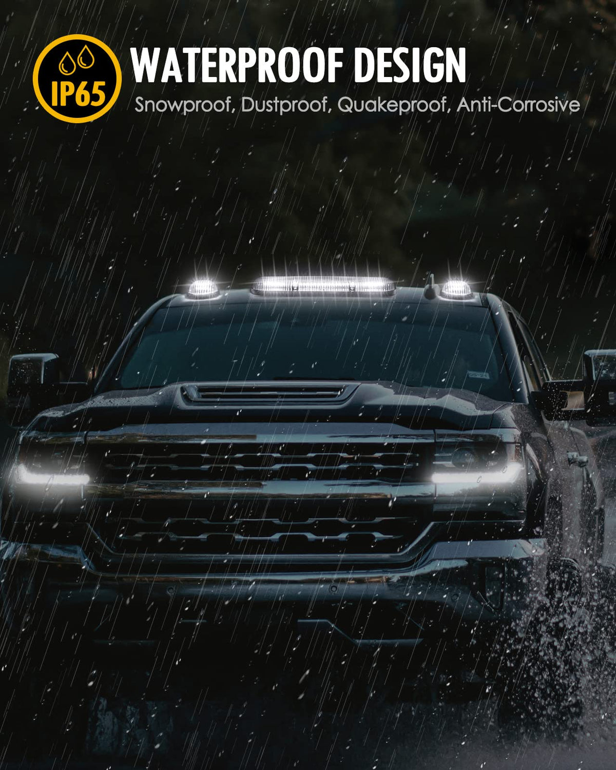 Partsam installed on Silverado roof showing modern update and enhanced road presence benefit