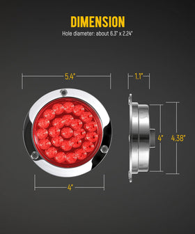 Partsam installed on trailer rear showing improved road visibility benefit