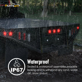 Partsam installed on trailer rear demonstrating rear signaling benefit