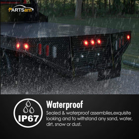 Partsam installed on trailer side demonstrating improved roadside visibility and fit