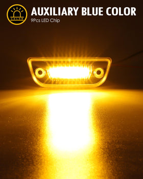 Partsam LED closeup with reflectors enhancing focused beam benefit