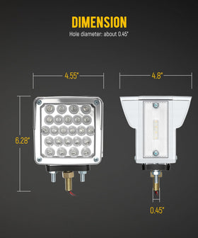Partsam lifestyle night road view showing enhanced nighttime vehicle visibility