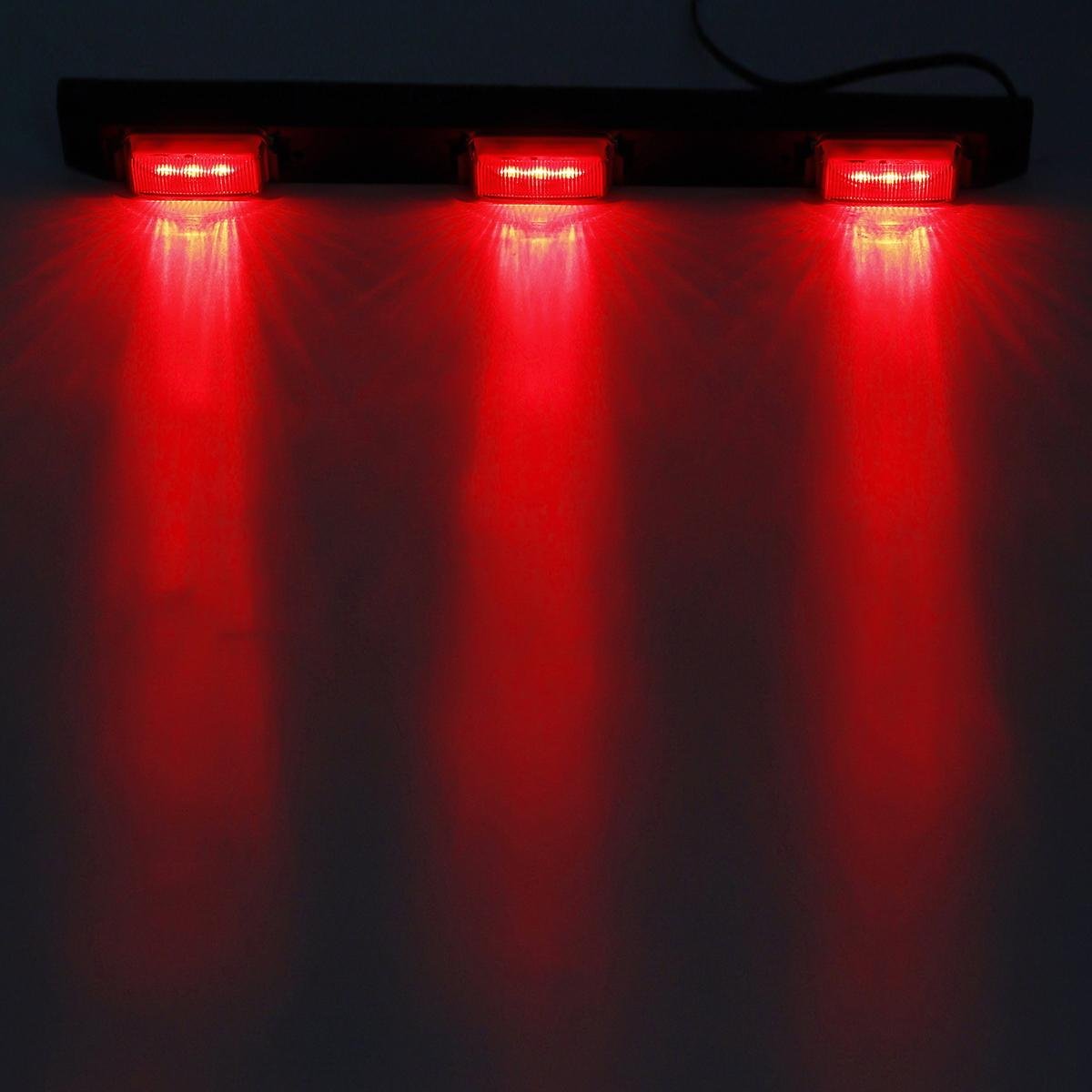 Partsam illuminated on a trailer at night showing improved visibility for safer towing