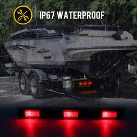 Partsam mounted between taillights on a pickup highlighting clearer rear width definition