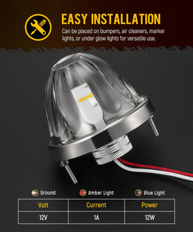 Partsam mounted on bumper installation showing durable fit and secure mount