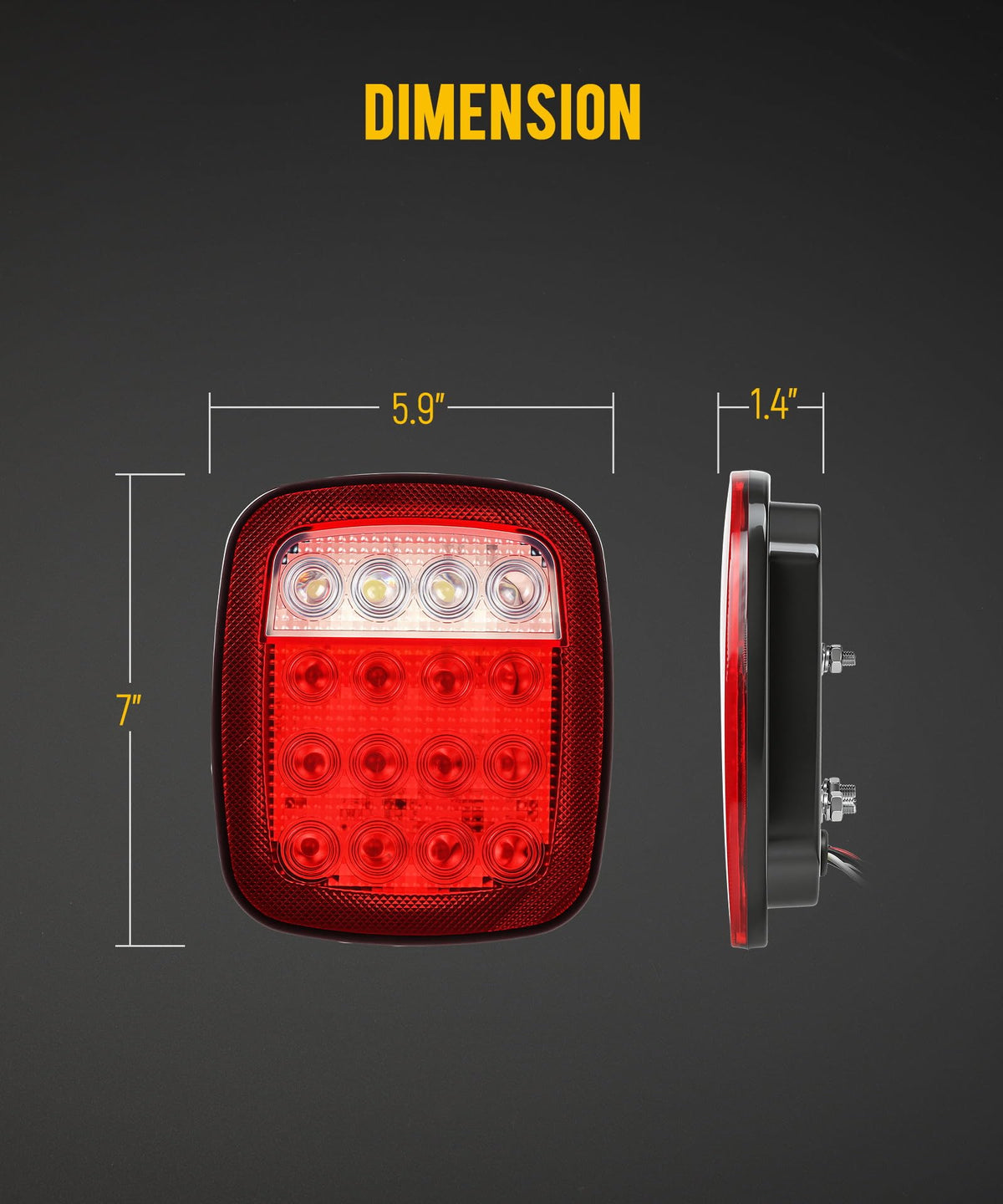 Partsam mounted on Jeep rear showing universal fit and improved safety