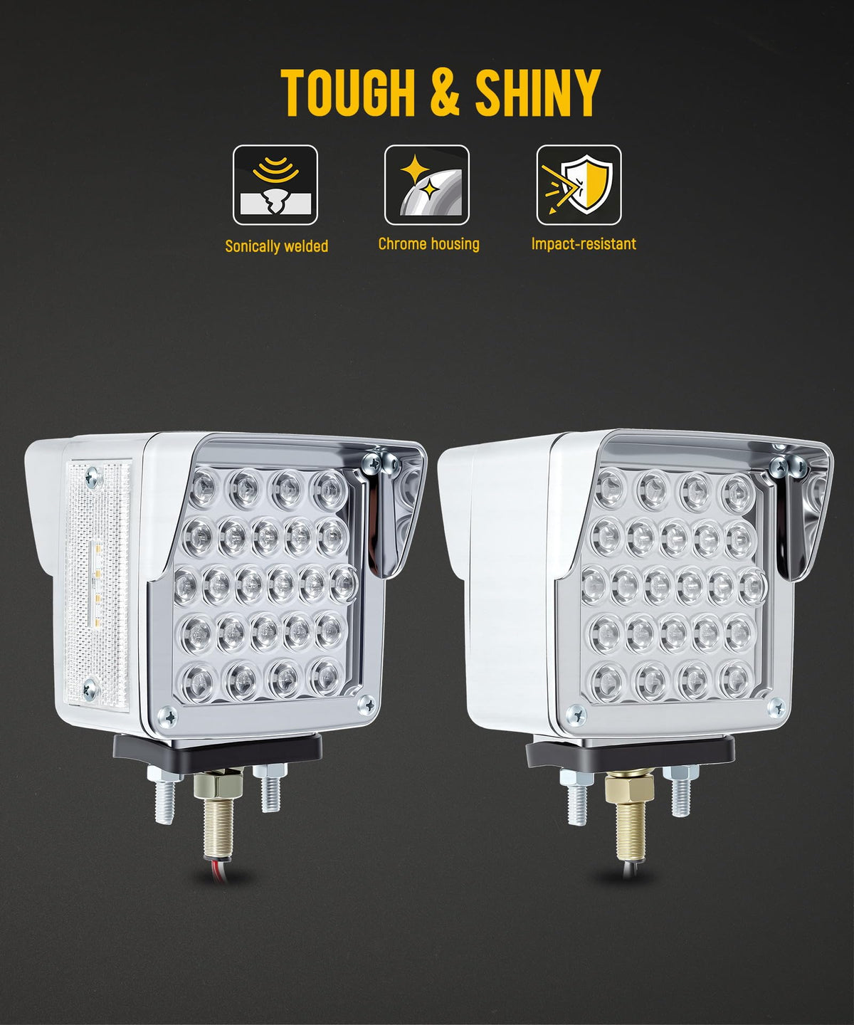 Partsam mounted on truck fender illustrating easy installation and fit