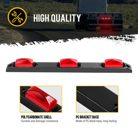 Partsam mounted on truck rooftop demonstrating higher visibility for wide-load identification