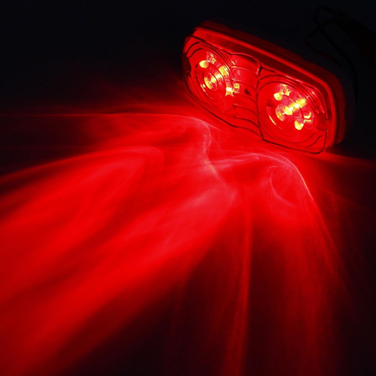 Partsam lit at night on vehicle showing high visibility and safety benefits