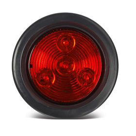 Partsam illuminated at night on roadside showing strong red marker visibility